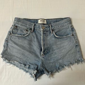 Agolde Parker Vintage Cut Off Denim Shorts